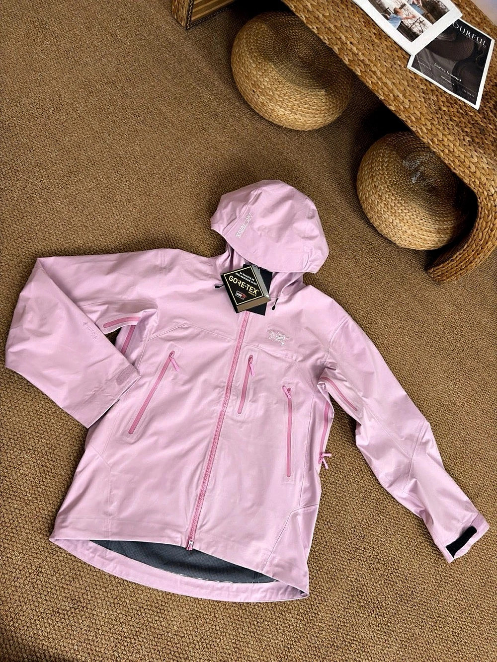 Arc'teryx Women's Pink Gore-Tex Shell Jacket